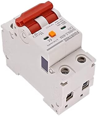 HIGH 1PCS 2P 230V RCBO MCB Circunte de circuito de corrente residual do disjuntor de vazamento com a corrente 10-63A