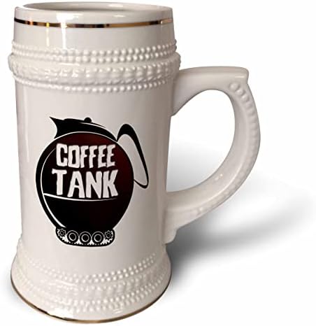 Imagem 3drose de palavras tanque de café com vaso de café em degraus - 22oz de caneca