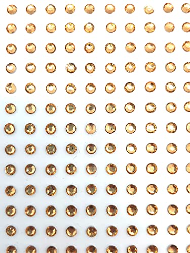 150 PCs Gold Face Gems Adesivo Glitter Jewel Tattoo Sticker Festival Rave Party Boda