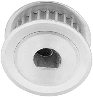 X-dree alumínio 25 dentes 10mmx9mm Brills em forma de D Burra de 11 mm Roda de polia de cronometragem (aluminio 25 D_i_Entes