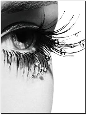 Poster de Poster de Moda de Poster de orvalho de olhos pretos e brancos - 副 本 PRIMEIRA DE PRIMAÇÃO DE PROMAÇÃO DE PETRA PRIMEIRA