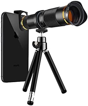 Lente de telecopeio bhvxw lente de câmera de telefone universal 4K para o kit de lente móvel para smartphone Incluir tripé