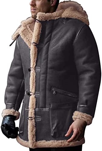 Casacos de inverno para homens adssdq, capuz de manga longa Men nado plus size size holida holida holida capuz jacket ajuste