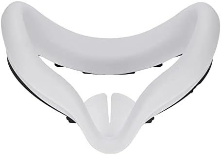 Tampas de rosto de silicone VR compatíveis com Oculus Quest 2, almofadas de rosto leves de VR leves, acessórios de