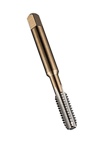 Torneira de flauta reta de aço de alta velocidade e500 Dormer E500, acabamento não revestido, haste redonda com extremidade quadrada, chanfro de fundo, tamanho da rosca M16-2