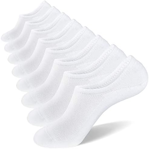 SixDaysox sem meias de show para homens 8 algodão de algodão fino de baixo corte não deslizamento para apartamentos de salgadinhos