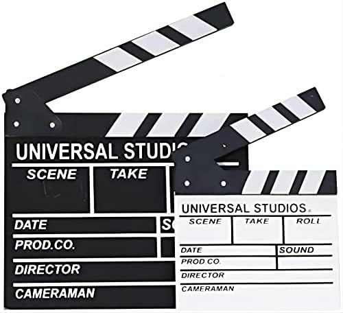 Conselho de cinema do diretor de mercearia de Bamboo, Slateboard Clapper, 11,8 x 10,6 polegadas, preto