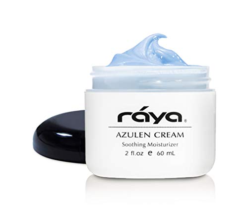 Creme Raya Azulen | Creme de rosto hidratante dia e noite para combinação e pele sensível | Refina, tons e aperta | Feito com azuleno calmante