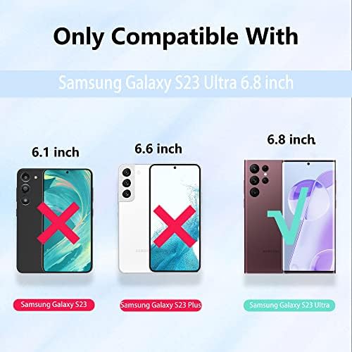 Restoo para Samsung Galaxy S23 Ultra Caso Glitter Para Mulheres Meninas, Bling Sparkly Bling Soft TPU Caixa de telefone à prova