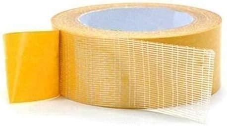 Rolo de fita adesiva de fibra de fibra de vidro de fibra de vidro de fibra de vidro, fita super pegajosa para tecido, couro, indústria