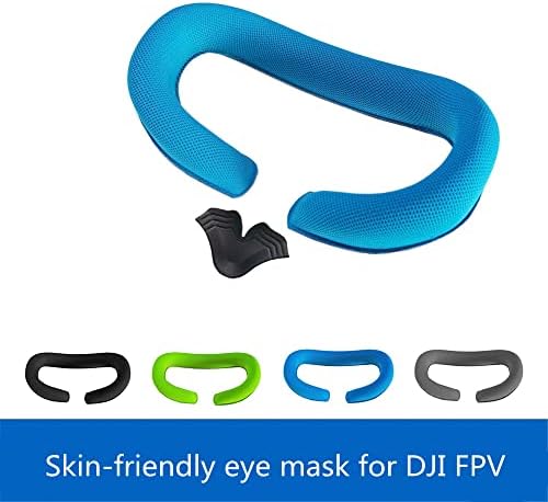 Tampa da máscara para os olhos para DJI FPV Glasses Sweatsproof e Light Vaos Resistentes a Lames Reutilizáveis ​​Acessórios de drones