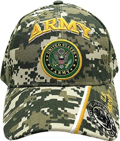 Captos de beisebol do Exército dos EUA Vestuário Militar | Veterano aposentado | 3D bordado | Ajustável