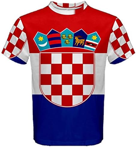 AirosportSwear Croácia Flag sublimada Jersey esportiva