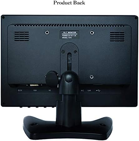 Ichawk W101PT-58R/10.1 polegada 1280x800 16:10 720p Fullview Widescreen VGA HDMI USB portátil Small Size Small Desktop Desktop Industrial Free Touch Resistive Screen LCD Monitor PC Display com alto-falante embutido