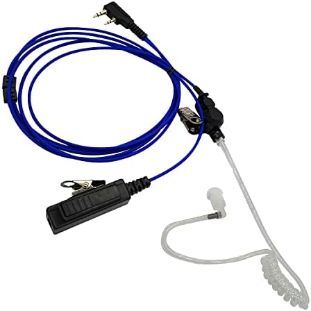 Fone de vigilância do fone de ouvido de tubo acústico de ratook com PTT MIC para baofeng UV-5R BF-888s para Kenwood Hyt Linton