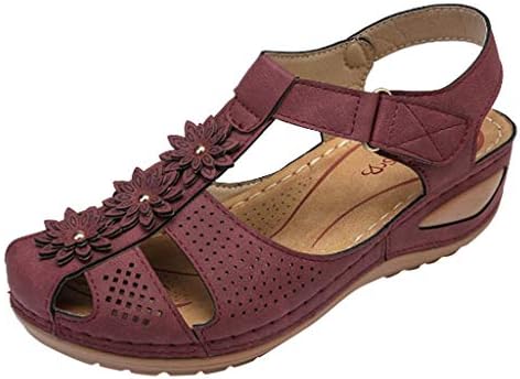 Sandálias para mulheres Casual Summer Wedge Plata