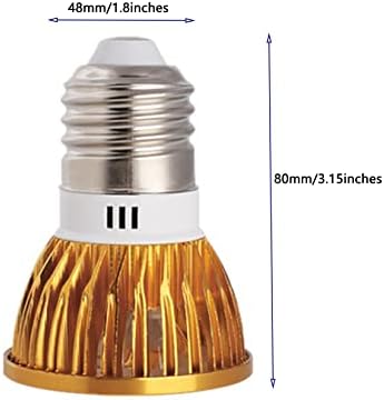 YDJOO LED COB Spotlight Bulbo 5W Bulbos de lâmpada LED 50W Bulbo de halogênio equivalente Bulbos de holofo