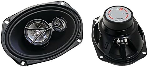 CERWIN VEGA XED693 6 x 9 350W Max / 45W RMS RMS 3-Way Speaker W / 0,75 ”Balanced Metal Dome CV Tweeter Set…