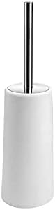 Escova de vaso sanitário de amabeamts pincel de vaso sanitário de aço inoxidável com base, conjunto de pincel de banheiro
