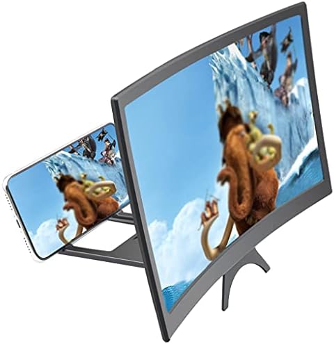 Amplificador de tela celular de 12 polegadas JFGJL de 12 polegadas Amplificador 3D Video Phone Phone Gull Stand Suporte dobrável suporte