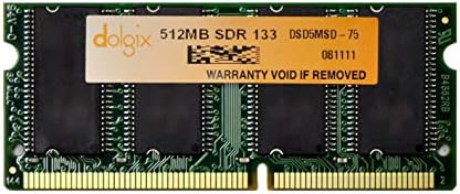 Dolgix 512MB SDRAM 133MHz SODIMM PC133 Laptop RAM