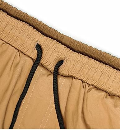 Calça de caminhada casual calça de caminhada casual com calças de carga casual com bolsos calças de moletom de algodão
