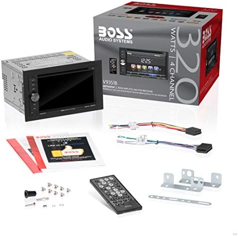 Sistemas de áudio Boss BV9351B DVD PLAYER DVD - DUPLE DIN, áudio Bluetooth e chamado, monitor de tela sensível ao toque LCD