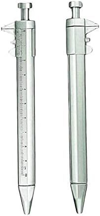 UXZDX CuJux 2 PCs Pen do pinça de tinta gel Vernier 10cm Métrico de medição de medição de precisão PALIPER MULTIFUNCIONAL