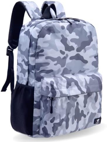 Mochila Fenrici Kids para meninas, meninos, adolescentes, bolsa escolar reciclada com compartimento de laptop acolchoado, ideal para uso diário