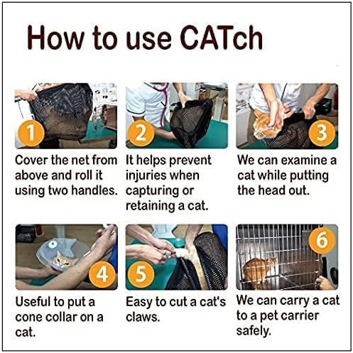 Pegue a rede de captura de animais desenvolvida por veterinários para a segurança de todas as pessoas em contato com gatos