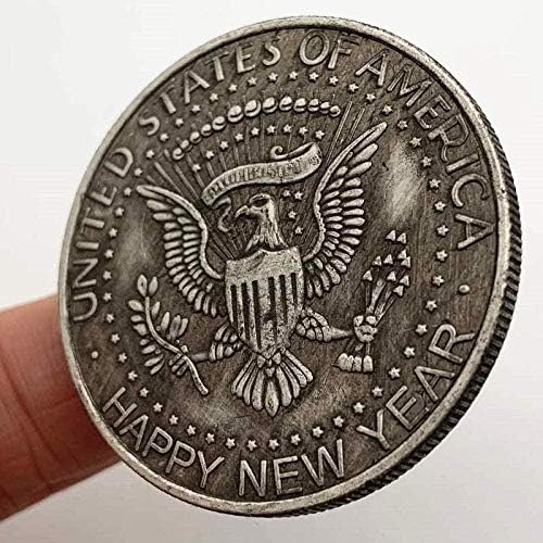 Moeda de moeda de uma mão Pirata de uma mão Pirata Antique Cópia de cópia de prata Coin comemorativa com cobertura protetora Coin colecionável amador pessoal