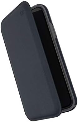 Speck Products Presidio Folio iPhone XR Case, Eclipse azul/eclipse azul/gunmetal cinza