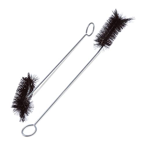 Brush Justman 620366 Brush Black Bristle para frasco, ponta tufada, diâmetro da escova de 1-3/4 , comprimento de pincel de 4-1/4, comprimento total da escova, 24