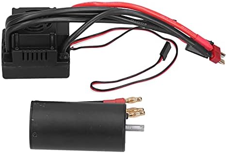 Motor sem escova Shanrya, acessórios para modelos de carro portátil 1/8 RC Motor com Motor ESC 3670 e 120A ESC 5.8V/3A SBEC 2150KV