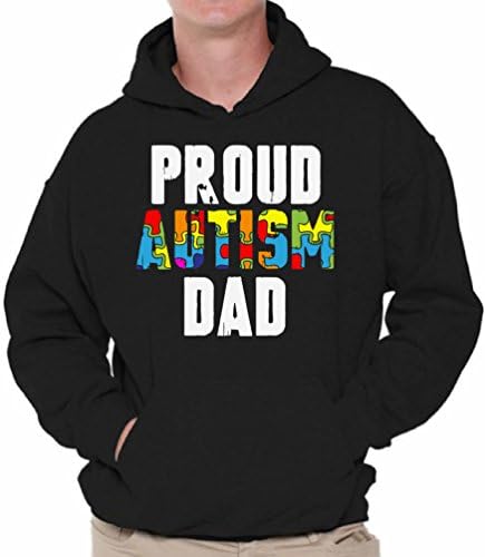 Estilos desajeitados Autismo papai capuz para o pai do autismo capuz para apoiar