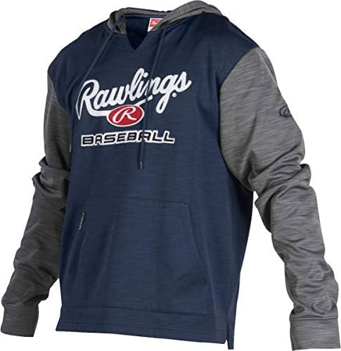 RAWLINGS FLEECE DO LONGO DO RAWLINGS RAWLINGS BASEBOL Capuz de desempenho