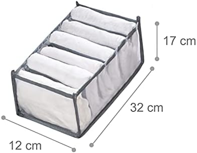 Dbylxmn Mesh Box Roupas de armazenamento Compartimento de compartimento Bolsa Bolsa Bolsa Caixa de armazenamento Drawer Housekeeping & Organizadores Sacos de armazenamento de tecido