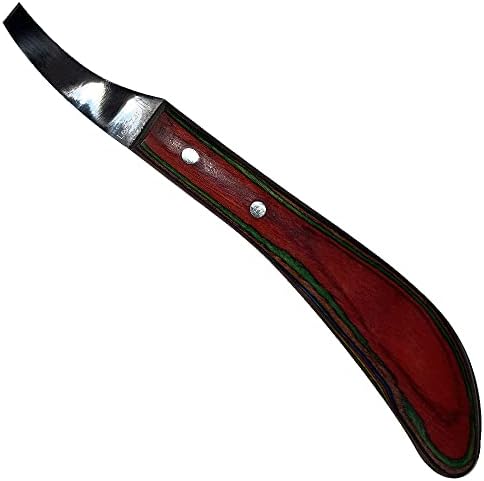 Leczar premium japonês aço inoxidável de aço longo faca de casco com alça de madeira lisa - perfeita para uma melhor
