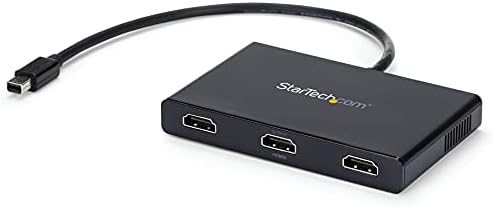 Startech.com Adaptador de Multi -Monitor de 3 portas - Mini DisplayPort para HDMI MST Hub - Triple 1080p/4K 30Hz - divisor de vídeo