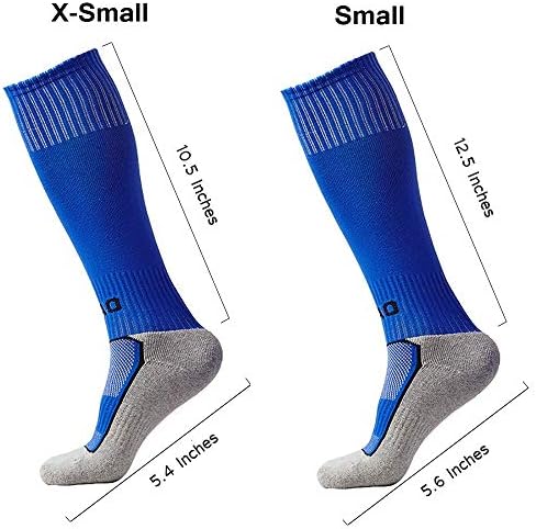 Vandimi Soccer Socks for Kids Youth Adult Team Sport Knee High Long Socks