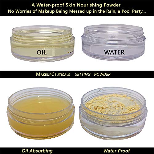 MakeupCceuticals à prova de água em pó de configuração matificativa-sem talco sem flashback de flashback nutrir pó solto para maquiagem