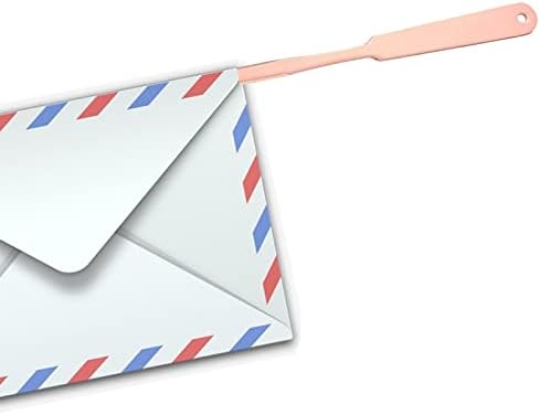 Abridor de cartas atous - abridor de envelope de aço inoxidável durável - cortador de envelopes leves à mão para casa e escritório,