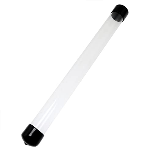 Tubo de armazenamento transparente DZS Elec 2pcs 20 x 220 mm /0,79 x 8,7 polegadas pequenas tubos redondos de plástico