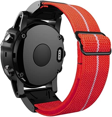 Daseb 22mm 26mm de nylon liberação rápida faixa de banda de vigia para Garmin Fenix ​​6 6x Pro fenix 5 5x mais 3 3hr Forerunner