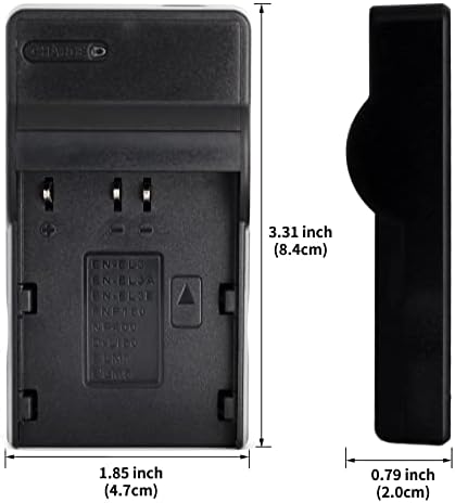 EN-EL3 carregador USB para Nikon D100, D100 SLR, D200, D300, D300S, D50, D70, D70S, D80, D90, DSLR D700 Câmera e muito mais