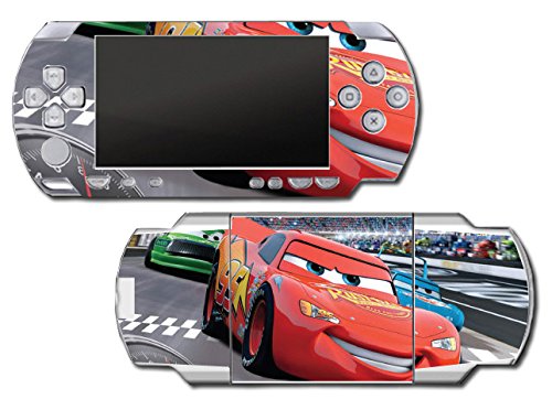 Cars Lightning McQueen Sally Racing Video Video Video Game Vinyl Decal Skin Stick Sticker para Sony PSP PlayStation System Fat 1000 Series Original Fat 1000