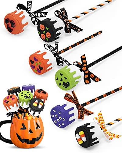 Tuitessine halloween marshmallows decoração decoração de halloween decorações de bandeja de halloween