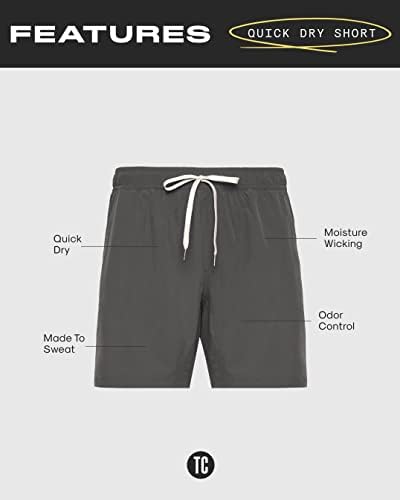True Classic Quick Dry Active Mens shorts, shorts atléticos premium, shorts de exercícios e shorts de corrida para homens