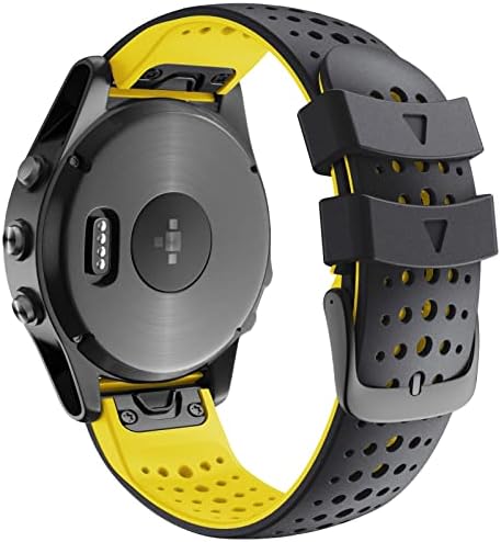 Kavju RELE elevão EasyFit Silicone Watch Bandtap Wristrap para Garmin Fenix ​​7x 7 6x Pro 5 5x Plus 935 Smartwatch Bracelet