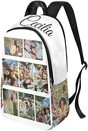 Mochila personalizada Mochila personalizada com nomes Backpack Backpack impermeável Personalizar mochila para crianças adultas
